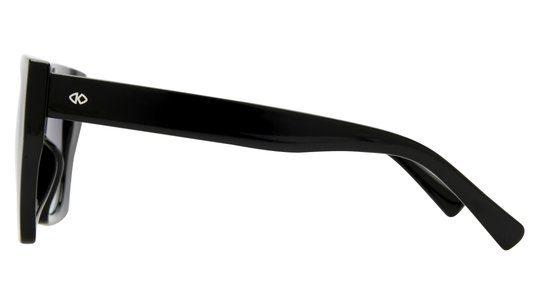 Lunettes de soleil Signature Krys Femme Noir Papillon Skj2504-B Gauche