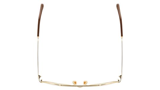 Lunettes de vue Chloé Femme Or Carré Ch0409O Dessus