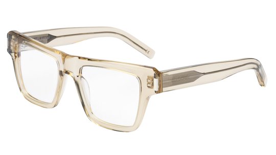 Lunettes de vue Saint Laurent Homme Jaune Carré SL Trois-Quart