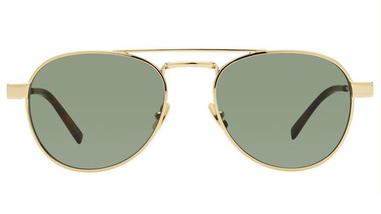Lunettes de soleil Saint Laurent Homme Or Ronde sl708 Face