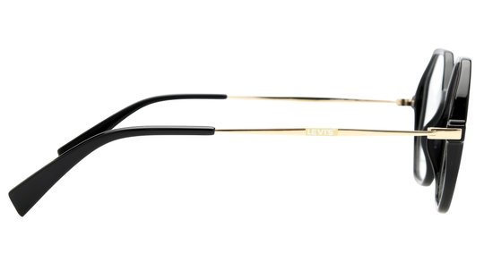 Lunettes de vue Levi's Femme Noir Carré Lv1062 Droite