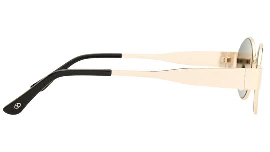 Lunettes de soleil Signature Krys Femme Or Ovale skj2603-b Droite