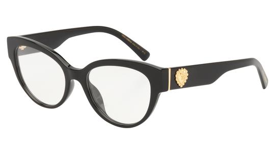 Lunettes de vue Dolce&Gabbana Femme Noir Papillon dg3440 Trois-Quart