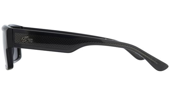 Lunettes de soleil Lacoste Mixte Noir Rectangle L6082S Gauche
