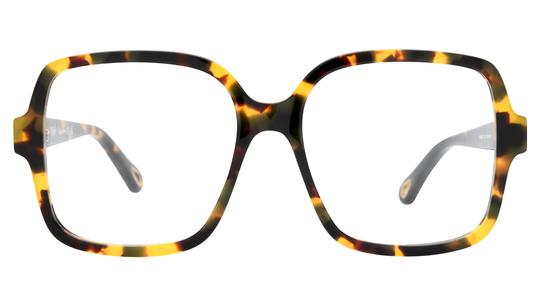 Lunettes de vue Chloé Femme Écaille Rectangle CH0335O Face
