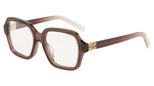 Lunettes de vue Miu Miu Femme Marron Carré Mu Trois-Quart