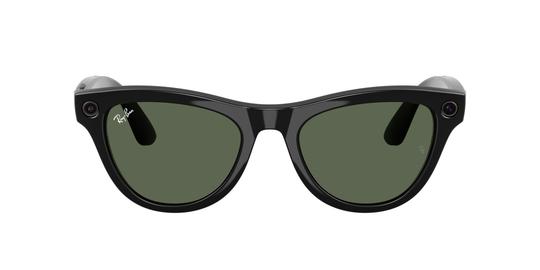 Lunettes de soleil Ray-Ban Meta Mixte Noir Papillon Rw4014 Face