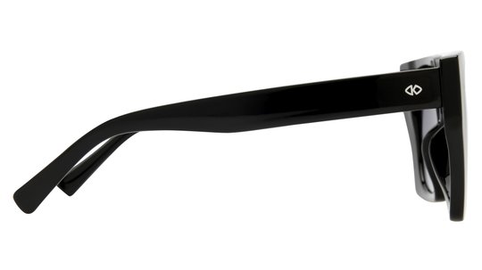 Lunettes de soleil Signature Krys Femme Noir Papillon Skj2504-B Droite