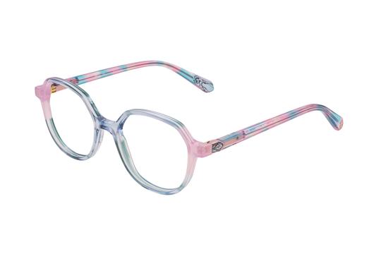 Lunettes de vue Disney Princesses  Bleu Pantos DPAA221C65 Gauche