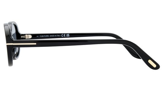 Lunettes de soleil Tom Ford Femme Noir Ovale FT1364 Gauche