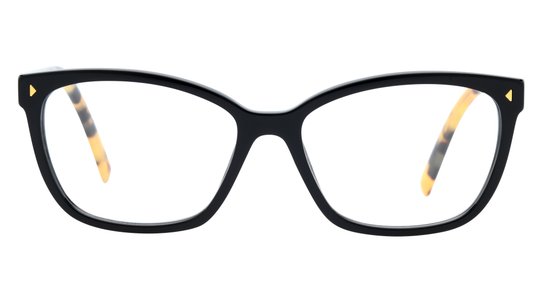 Lunettes de vue Prada Femme Noir Rectangle Pr15Zv Face