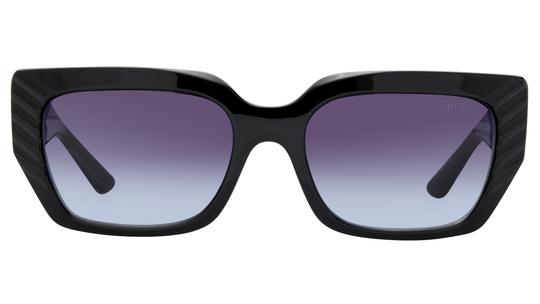 Lunettes de soleil Guess Femme Noir Rectangle GU00254 Face