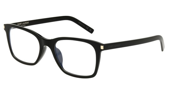 Lunettes de vue Saint Laurent Homme Noir Rectangle SL Trois-Quart