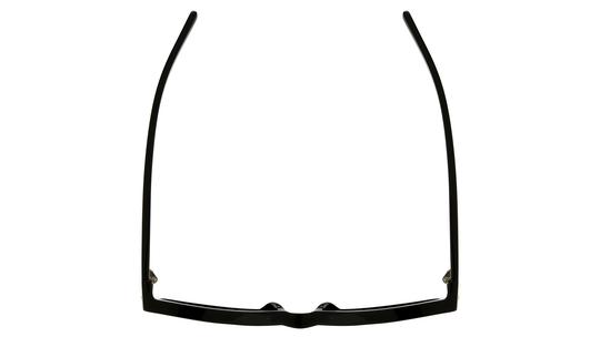 Lunettes de soleil Saint Laurent Mixte Noir Rectangle SL Dessus