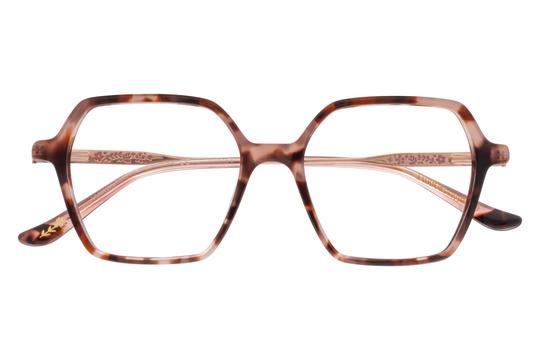 Lunettes de vue Lulu Castagnette  Écaille Wayfarer LFAM118D27 Face