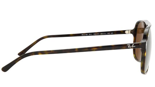 Lunettes de soleil Ray-Ban Mixte Écaille Carré Rb2198 Droite