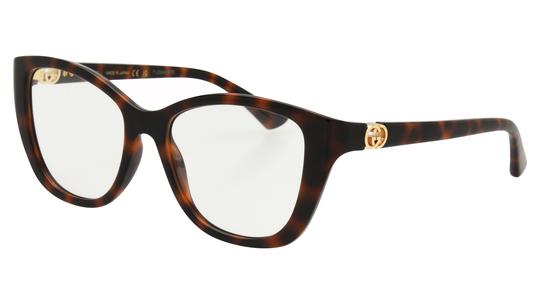 Lunettes de vue Gucci Femme Écaille Papillon Gg2195O Trois-Quart
