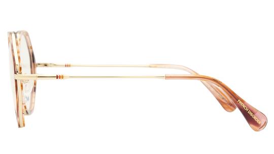 Lunettes de vue French Disorder Femme Rose Carré Fd2514 Gauche