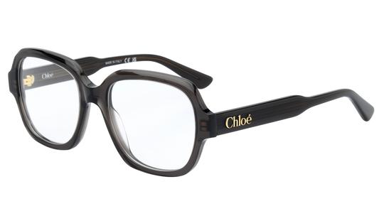 Lunettes de vue Chloé Femme Gris Carré CH0341O Trois-Quart