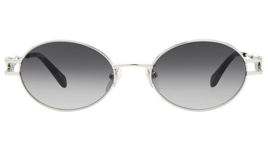 Lunettes de soleil Zadig & Voltaire Femme Argent Ovale SZV464S Face