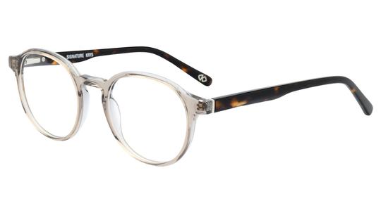 Lunettes de vue Signature Krys Homme Marron Pantos Com2602 Trois-Quart