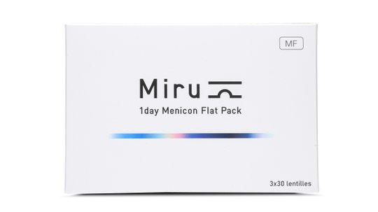 Lentilles de contact Miru 1 Day Flat Pack Multifocal Low Boîte de 90