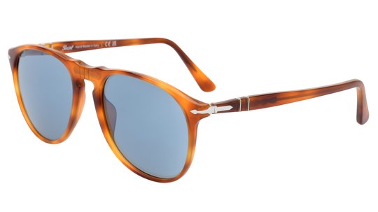 Lunettes de soleil Persol Homme Écaille Aviateur PO9649S Trois-Quart