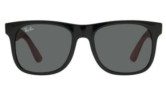 Lunettes de soleil Ray-Ban Homme Or Rectangle Rj9069S Face