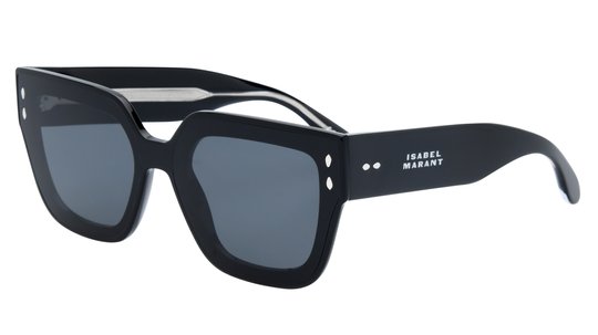 Lunettes de soleil Isabel Marant Femme Noir Rectangle Im0170/S Trois-Quart