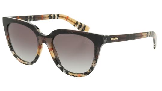 Lunettes de soleil Burberry Femme Marron Pantos BE4469 Trois-Quart