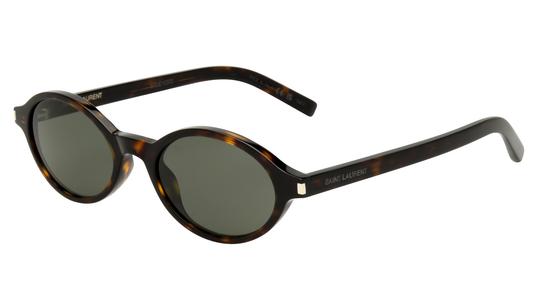 Lunettes de soleil Saint Laurent Mixte Écaille Ovale SL Trois-Quart