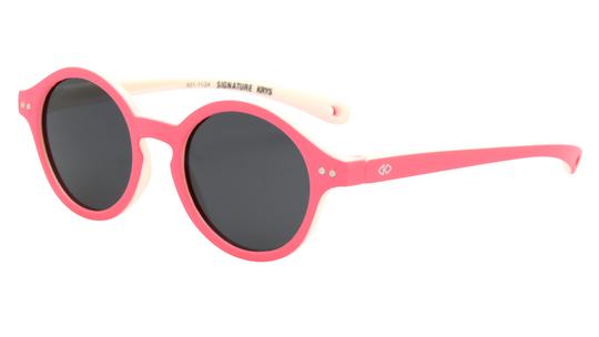 Lunettes de soleil Signature Krys Enfant Rose Ronde Sks2519-A Trois-Quart