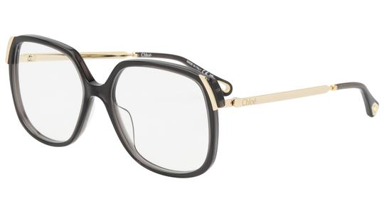 Lunettes de vue Chloé Femme Noir Carré CH0287O Trois-Quart
