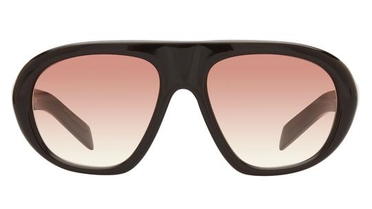 Lunettes de soleil Prada Femme Marron Aviateur Prc05S Face
