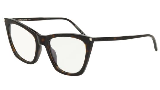 Lunettes de vue Saint Laurent Femme Marron Papillon Sl214 Trois-Quart