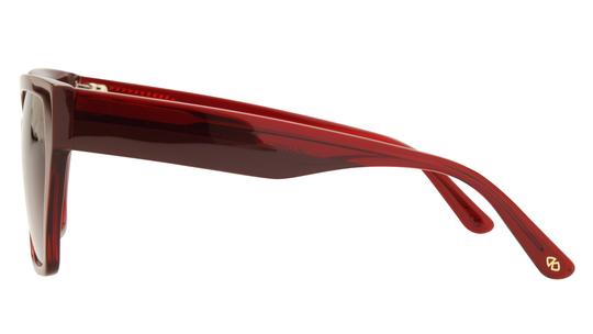 Lunettes de soleil Signature Krys Femme Rouge Papillon skj2609-f Gauche