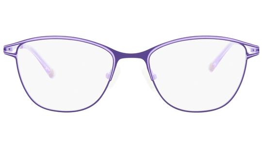 Lunettes de vue Baïa Femme Violet Papillon baa2601 Face