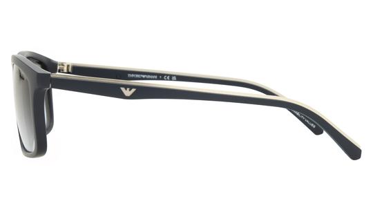 Lunettes de soleil Emporio Armani Homme Bleu Rectangle EA4257U Gauche