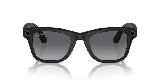 Lunettes de soleil Ray-Ban Meta Mixte Noir Carré RW4006 Face