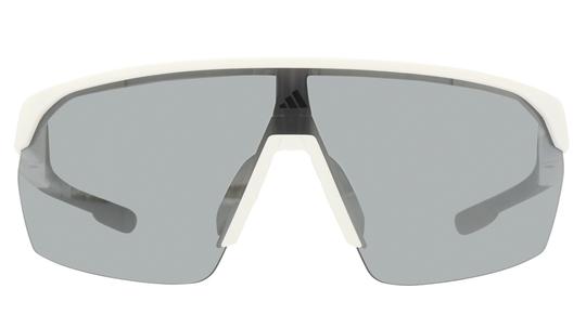 Lunettes de soleil Adidas Mixte Blanc Rectangle Sp0103 Face