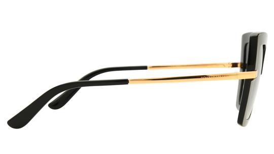 Lunettes de soleil  Femme Noir Carré dg4373 Droite