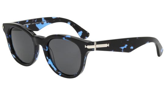 Lunettes de soleil Burberry Femme Bleu Carré BE4439 Trois-Quart