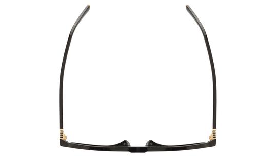 Lunettes de soleil Miu Miu Femme Noir Rectangle MU Dessus