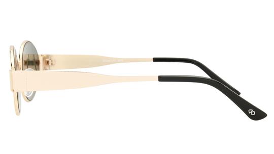 Lunettes de soleil Signature Krys Femme Or Ovale skj2603-b Gauche