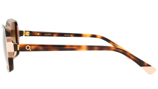 Lunettes de soleil Etnia Barcelona Femme Écaille Rectangle ALMEDA Gauche
