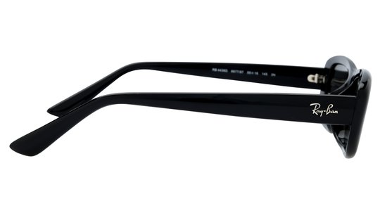 Lunettes de soleil Ray-Ban Mixte Noir Aviateur RB4436D Droite
