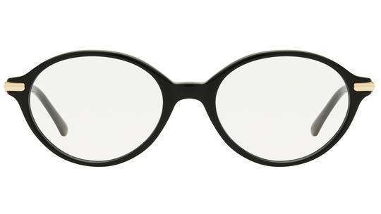 Lunettes de vue Sandro Femme Noir Ovale sd2064 Face