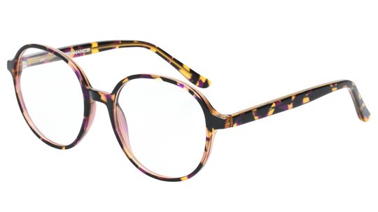 Lunettes de vue Alternance Femme Écaille Ronde Alt22105 Trois-Quart