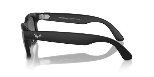 Lunettes de soleil Ray-Ban Mixte Noir Carré RW4006 Gauche