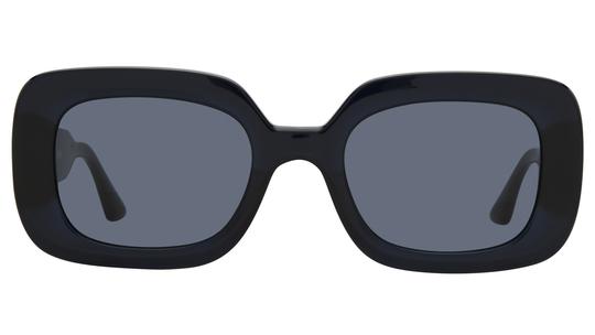 Lunettes de soleil Signature Krys Femme Bleu Rectangle radieuse Face